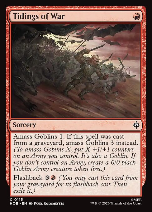 Tidings of War (Foil) - The Hobbit
