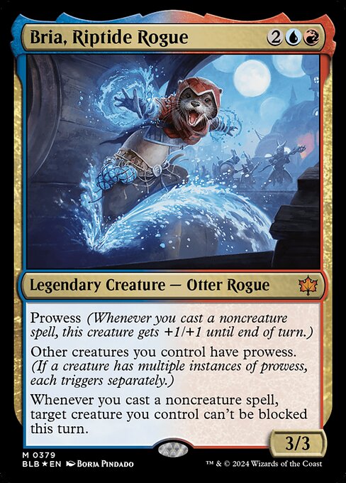 Bria, Riptide Rogue (Foil) - Bloomburrow