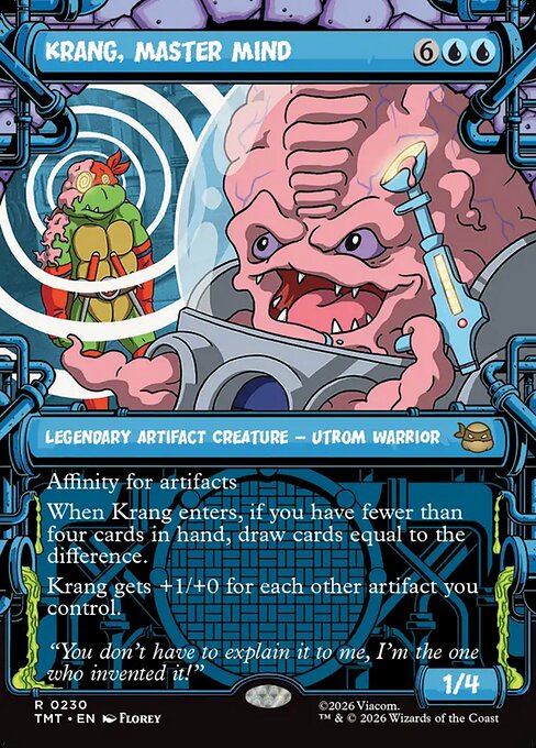 Krang, Master Mind (Showcase) - Teenage Mutant Ninja Turtles