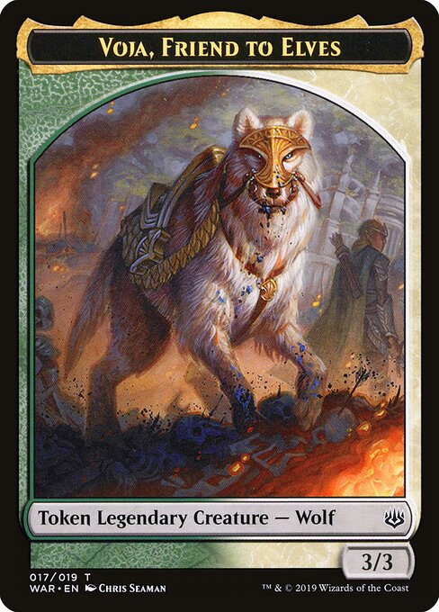 Voja, Friend to Elves Token - War of the Spark