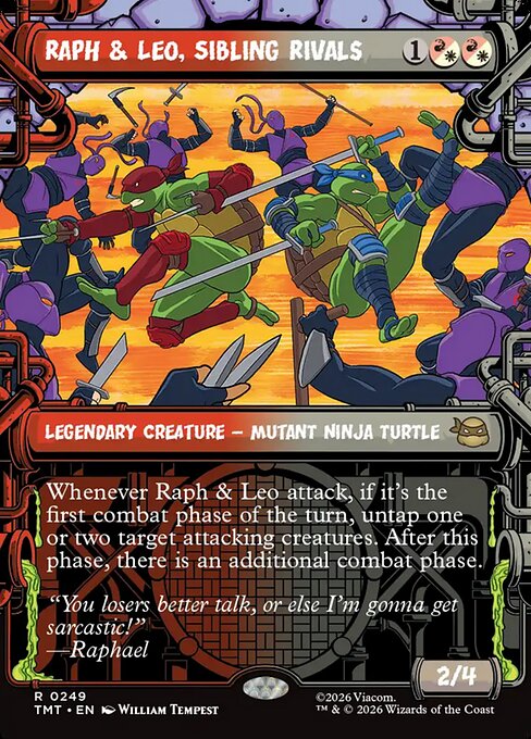 Raph & Leo, Sibling Rivals (Showcase) - Teenage Mutant Ninja Turtles