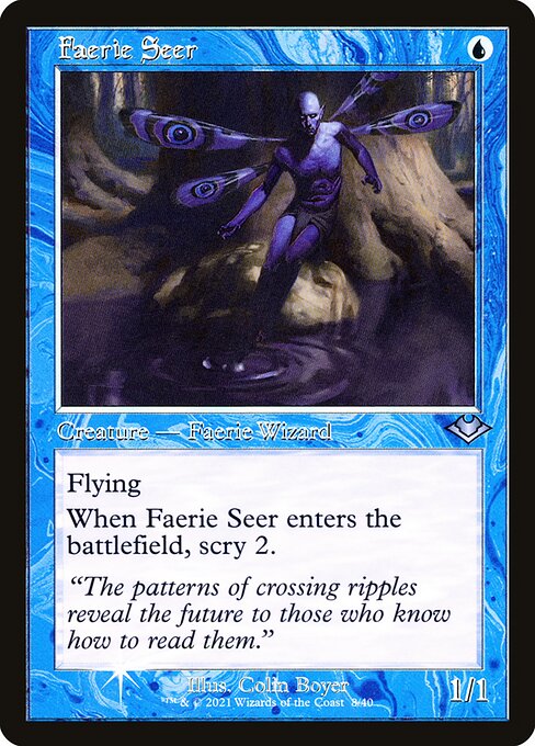 Faerie Seer (Retro Frame) (Foil) - Modern Horizons