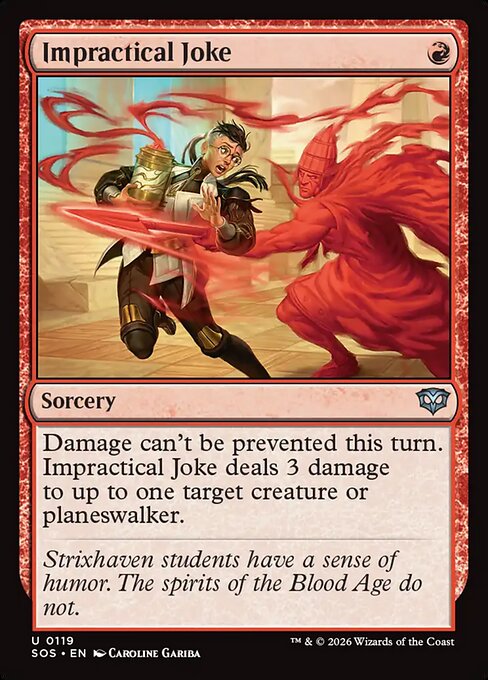 Impractical Joke (Foil) - Secrets of Strixhaven
