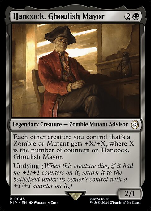 Hancock, Ghoulish Mayor - Universes Beyond: Fallout