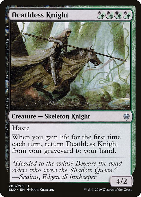 Deathless Knight - Throne of Eldraine