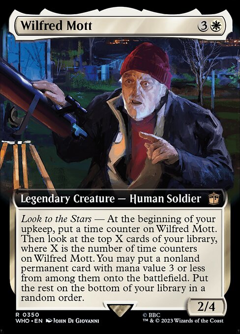 Wilfred Mott (Extended Art) (Foil) - Universes Beyond: Doctor Who