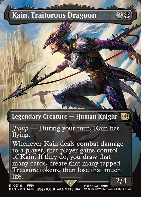 Kain, Traitorous Dragoon (Borderless) - FINAL FANTASY