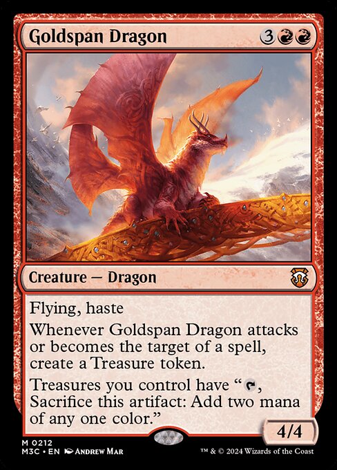 Goldspan Dragon - Commander: Modern Horizons 3