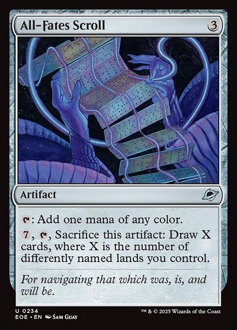 All-Fates Scroll - Edge of Eternities