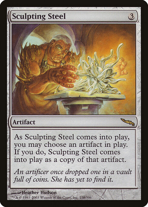 Sculpting Steel (Foil) - Mirrodin