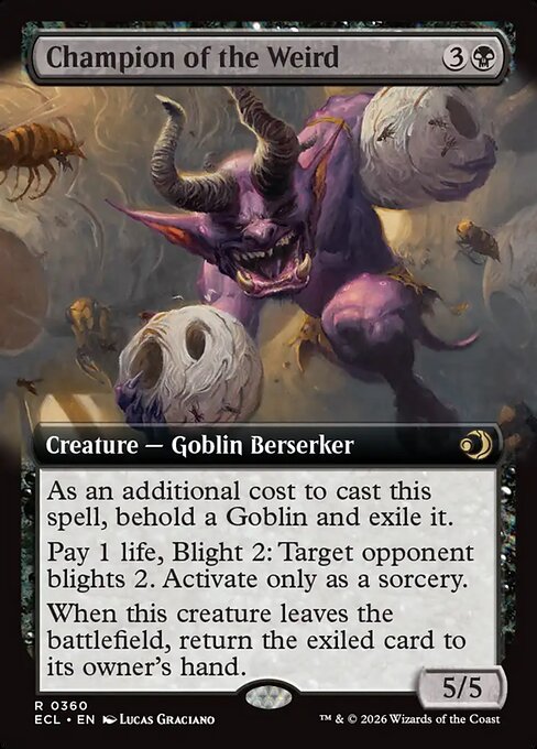Champion of the Weird (Extended Art) - Lorwyn Eclipsed