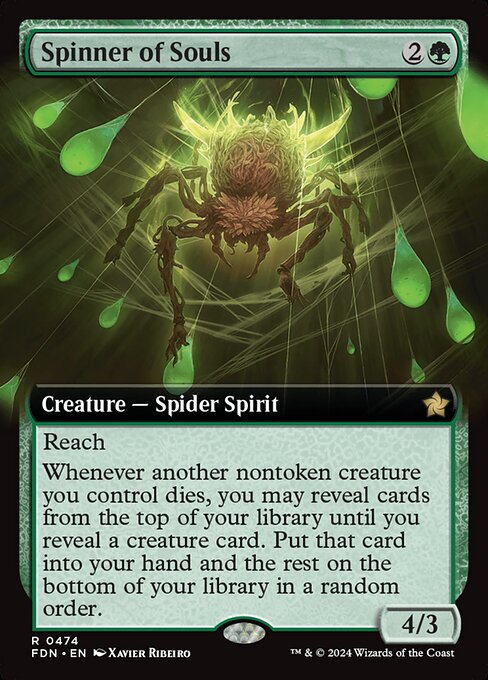 Spinner of Souls (Extended Art) (Foil) - Foundations