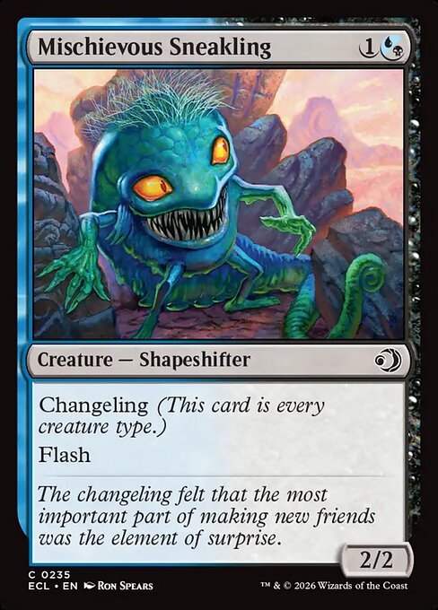 Mischievous Sneakling - Lorwyn Eclipsed