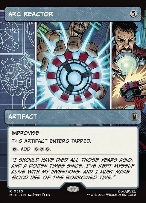 Arc Reactor (Borderless) - Marvel Super Heroes