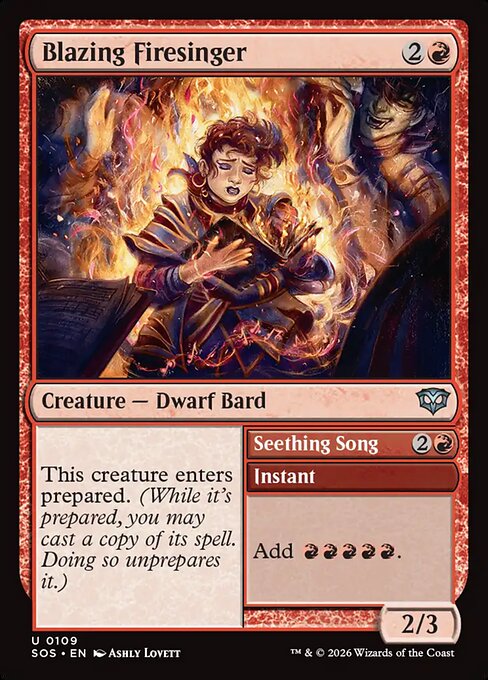 Blazing Firesinger - Secrets of Strixhaven