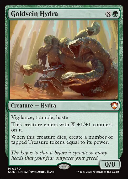 Goldvein Hydra - Commander: Secrets of Strixhaven