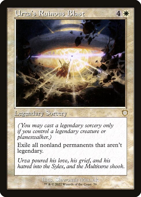 Urza's Ruinous Blast (Retro Frame) - Commander: The Brothers' War