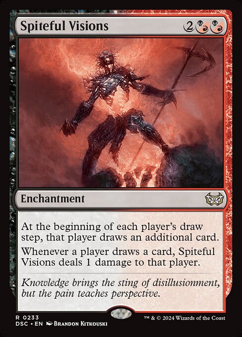 Spiteful Visions - Commander: Duskmourn: House of Horror
