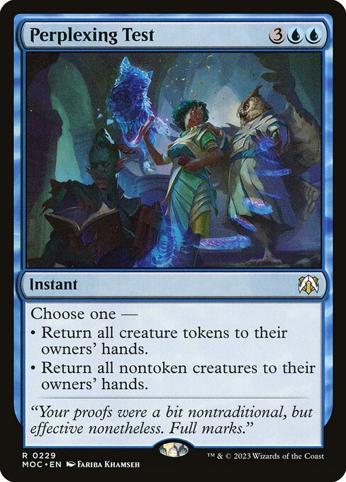 Perplexing Test - Commander: March of the Machine