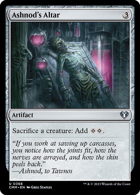 Ashnod's Altar (Foil) - Commander Masters