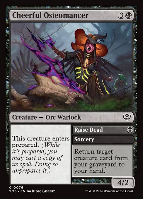 Cheerful Osteomancer - Secrets of Strixhaven
