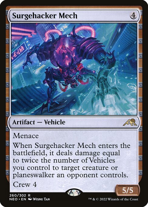 Surgehacker Mech (Foil) - Kamigawa: Neon Dynasty