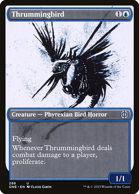 Thrummingbird (Showcase) - Phyrexia: All Will Be One
