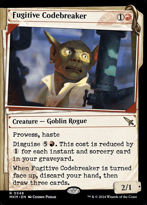 Fugitive Codebreaker (Showcase) (Foil) - Murders at Karlov Manor