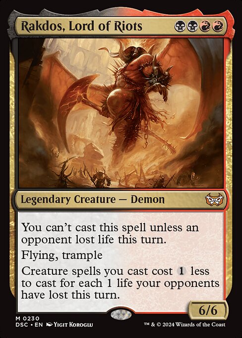 Rakdos, Lord of Riots - Commander: Duskmourn: House of Horror