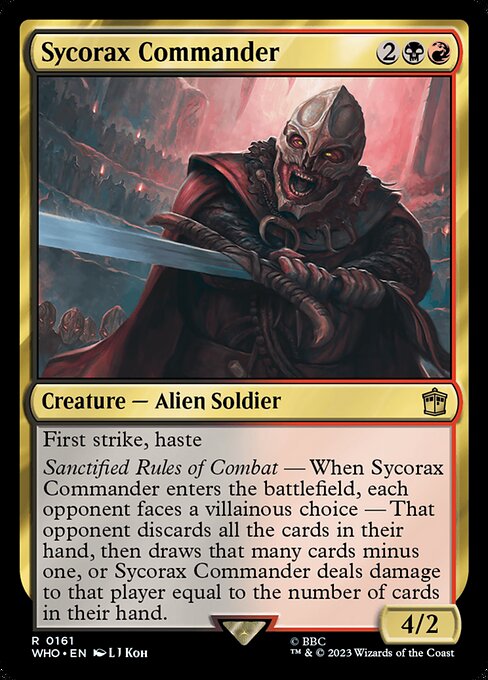 Sycorax Commander - Universes Beyond: Doctor Who