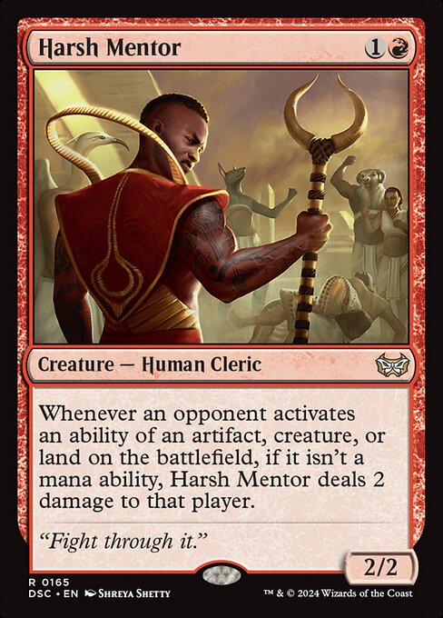 Harsh Mentor - Commander: Duskmourn: House of Horror