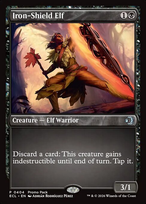 Iron-Shield Elf (Foil) - Promo Pack: Lorwyn Eclipsed