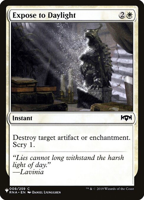 Expose to Daylight - The List Reprints
