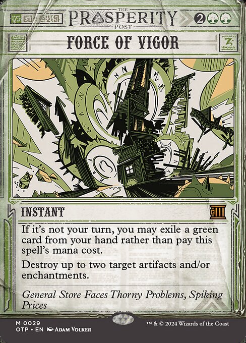 Force of Vigor - Outlaws of Thunder Junction: Breaking News