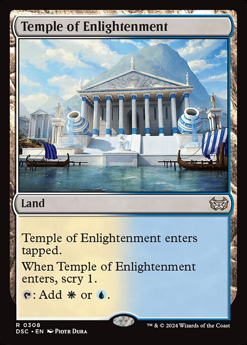 Temple of Enlightenment - Commander: Duskmourn: House of Horror