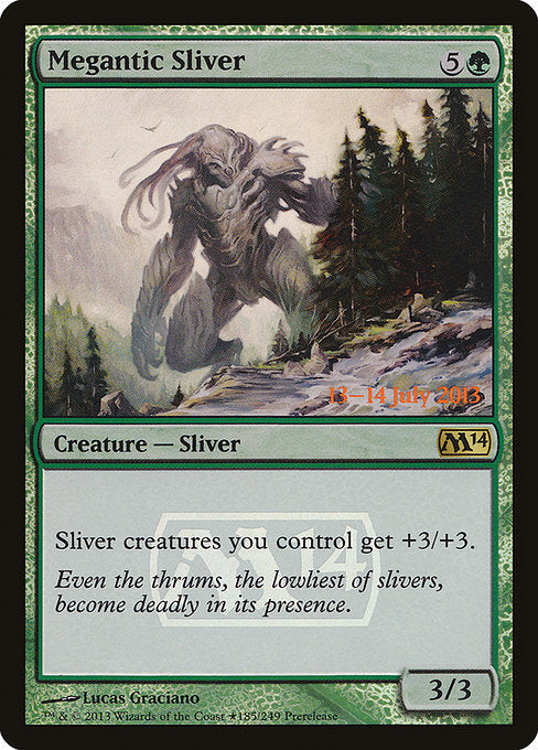 Megantic Sliver (Foil) - Prerelease Cards