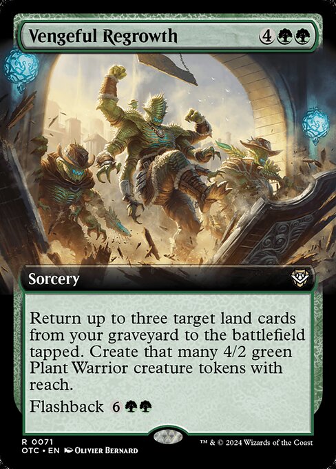 Vengeful Regrowth (Extended Art) - Commander: Outlaws of Thunder Junction