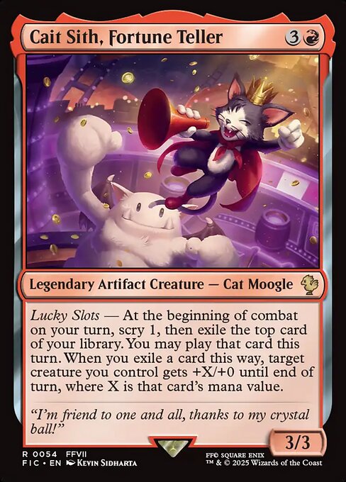 Cait Sith, Fortune Teller - Commander: FINAL FANTASY