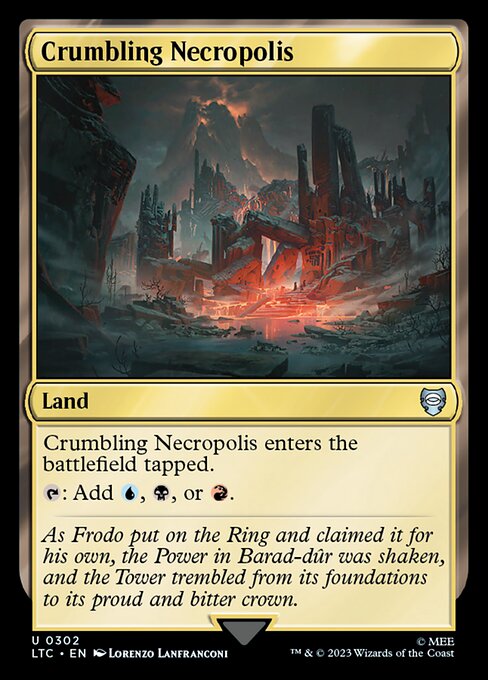 Crumbling Necropolis - Commander: The Lord of the Rings: Tales of Middle-earth