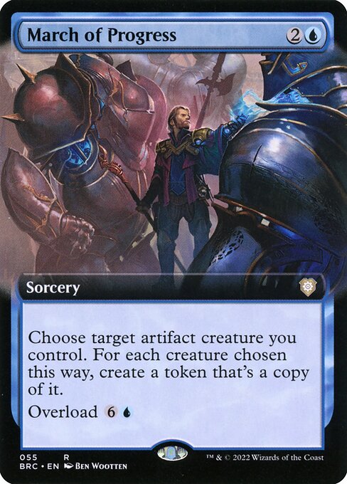 March of Progress (Extended Art) - Commander: The Brothers' War