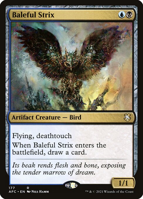 Baleful Strix - Commander: Adventures in the Forgotten Realms