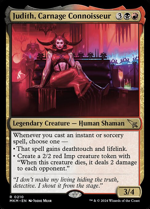 Judith, Carnage Connoisseur (Foil) - Murders at Karlov Manor