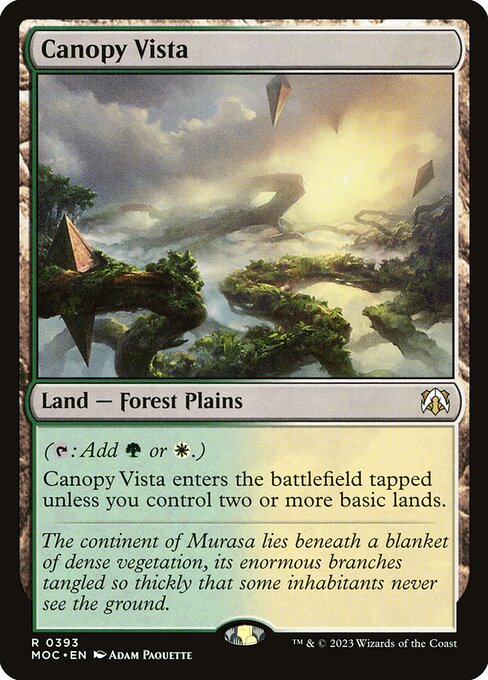 Canopy Vista - Commander: March of the Machine