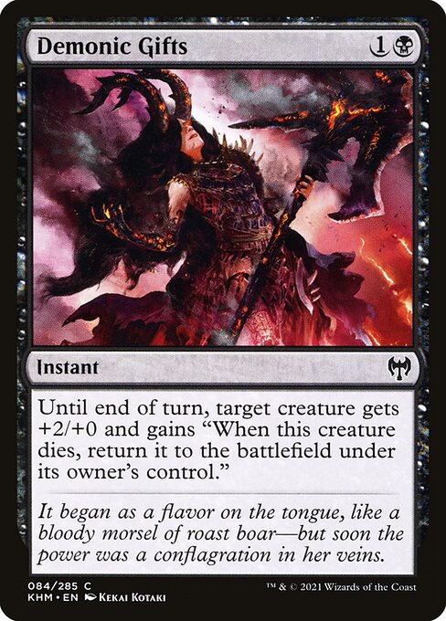 Demonic Gifts - The List