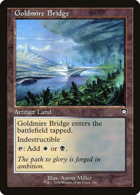 Goldmire Bridge (Retro Frame) - Commander: The Brothers' War