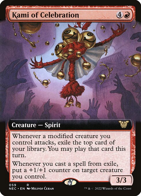 Kami of Celebration (Extended Art) - Commander: Kamigawa: Neon Dynasty