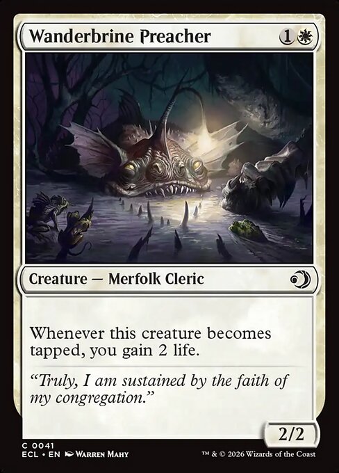 Wanderbrine Preacher - Lorwyn Eclipsed