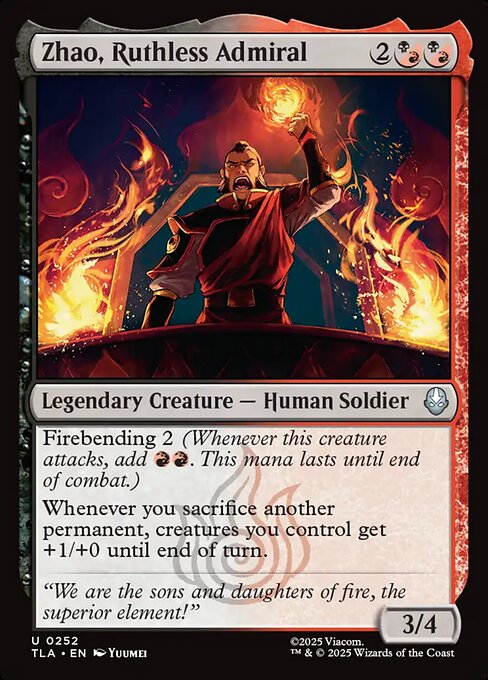 Zhao, Ruthless Admiral - Avatar: The Last Airbender
