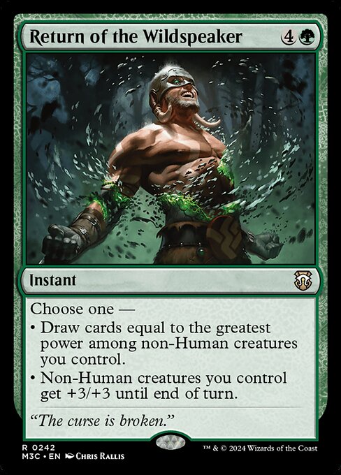 Return of the Wildspeaker - Commander: Modern Horizons 3