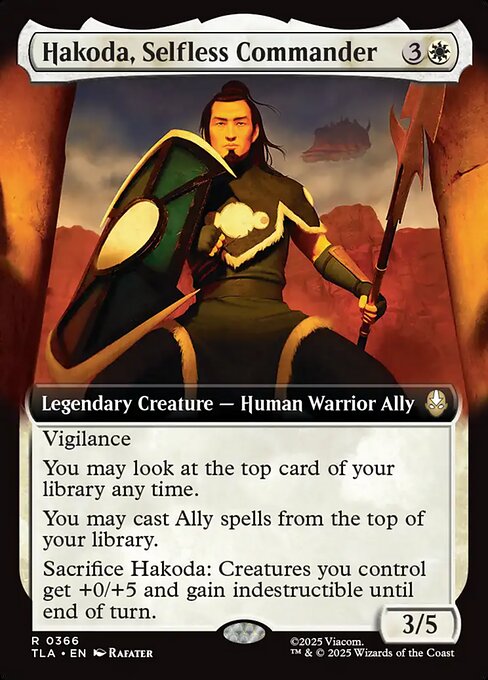 Hakoda, Selfless Commander (Extended Art) - Avatar: The Last Airbender
